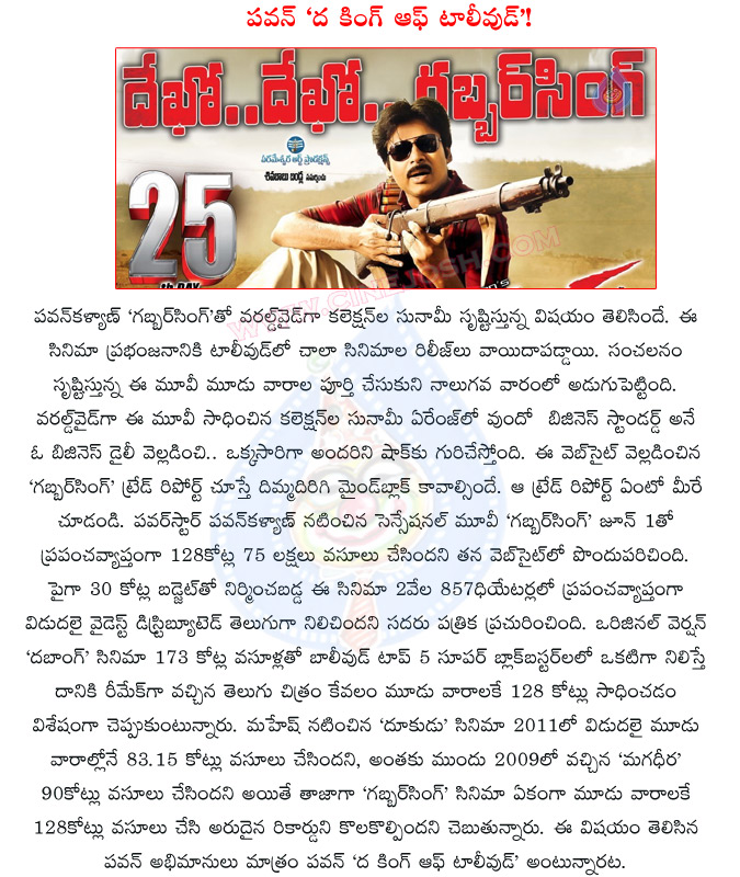 gabbar singh,king of the tollywood,king of tollywood pawan kalyan,gabbar singh movie records,dookudu,magadheera,pawan crossed magadheera record,business standard paper,business standard daily,pawan kalyan gabbar singh movie records,overseas,pavan kalyan gs  gabbar singh, king of the tollywood, king of tollywood pawan kalyan, gabbar singh movie records, dookudu, magadheera, pawan crossed magadheera record, business standard paper, business standard daily, pawan kalyan gabbar singh movie records, overseas, pavan kalyan gs